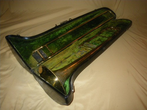 Vintage buescher grand - grand, slide